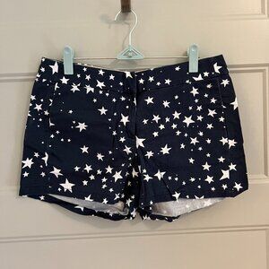 J Crew Navy shorts with Stars size 4